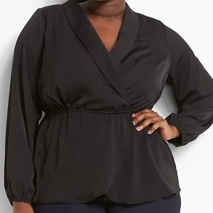 Lane Bryant Surplice Blouse